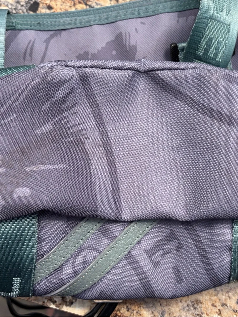 Vintage Y2K Diesel Utility Canvas Tote Green Cargo Shoulder Bag